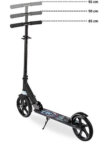 Trotinete de 2 rodas hypermotion city swift para crianças, adolescentes e adultos