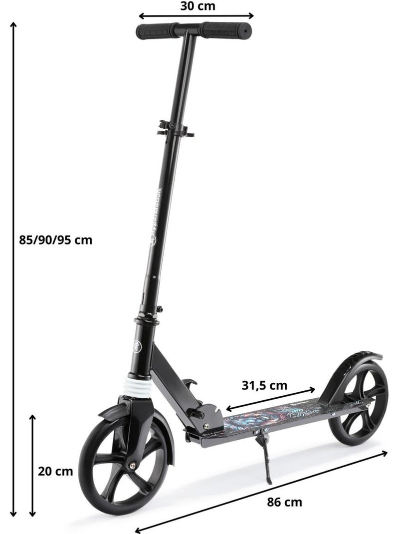 Trotinete de 2 rodas hypermotion city swift para crianças, adolescentes e adultos N/D - Kiabi