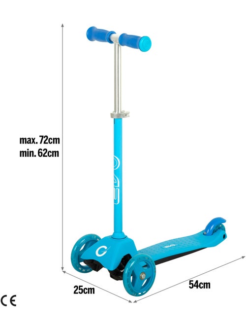 Trotinete de 3 rodas ajustável evo - Kiabi