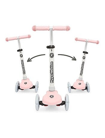 Trotinete de 3 rodas autoequilibrada – rodas led e guiador ajustável