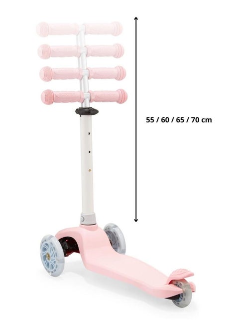 Trotinete de 3 rodas autoequilibrada – rodas led e guiador ajustável - Kiabi
