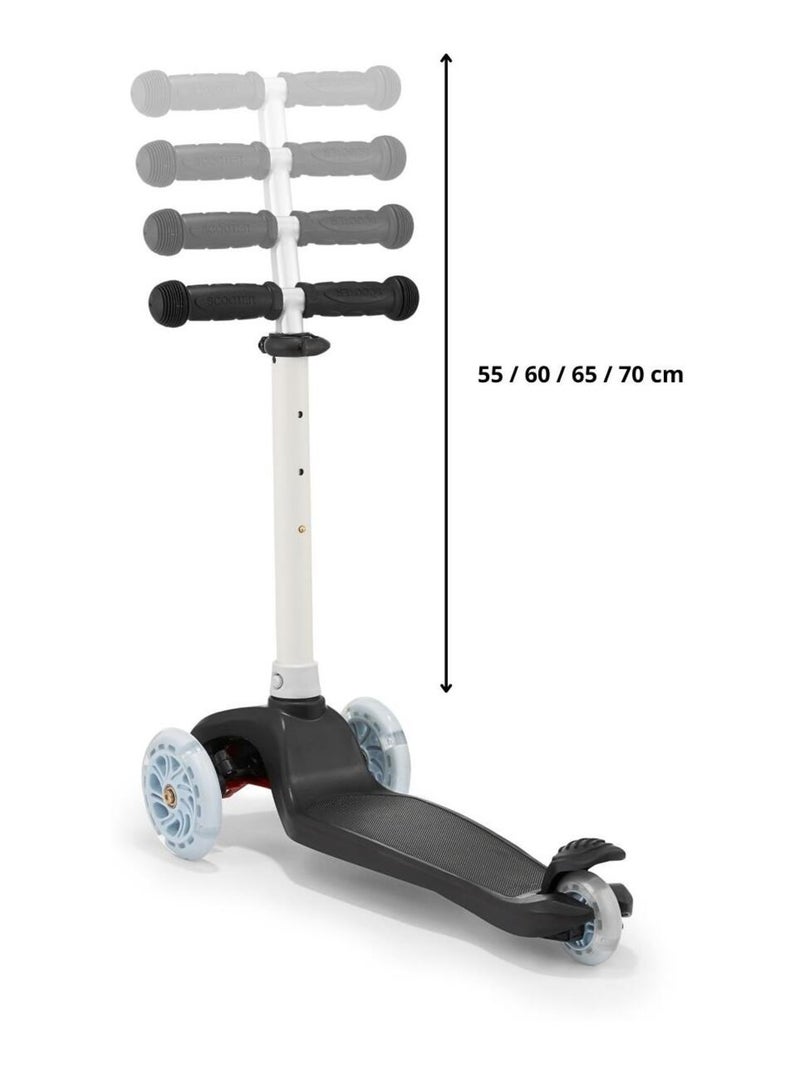 Trotinete de 3 rodas equilibrada – rodas led luminosas e guiador ajustável N/D - Kiabi