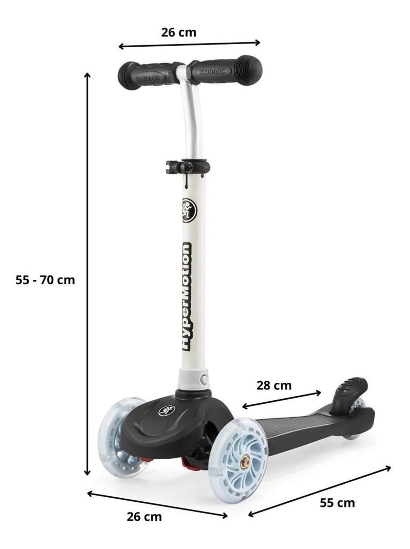 Trotinete de 3 rodas equilibrada – rodas led luminosas e guiador ajustável N/D - Kiabi