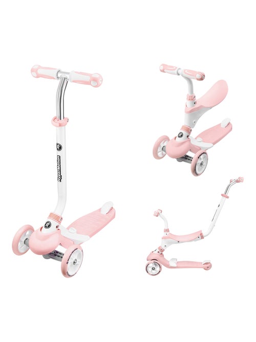 Trotinete evolutiva 5-em-1 hypermotion com led – do andador à trotinete - Kiabi