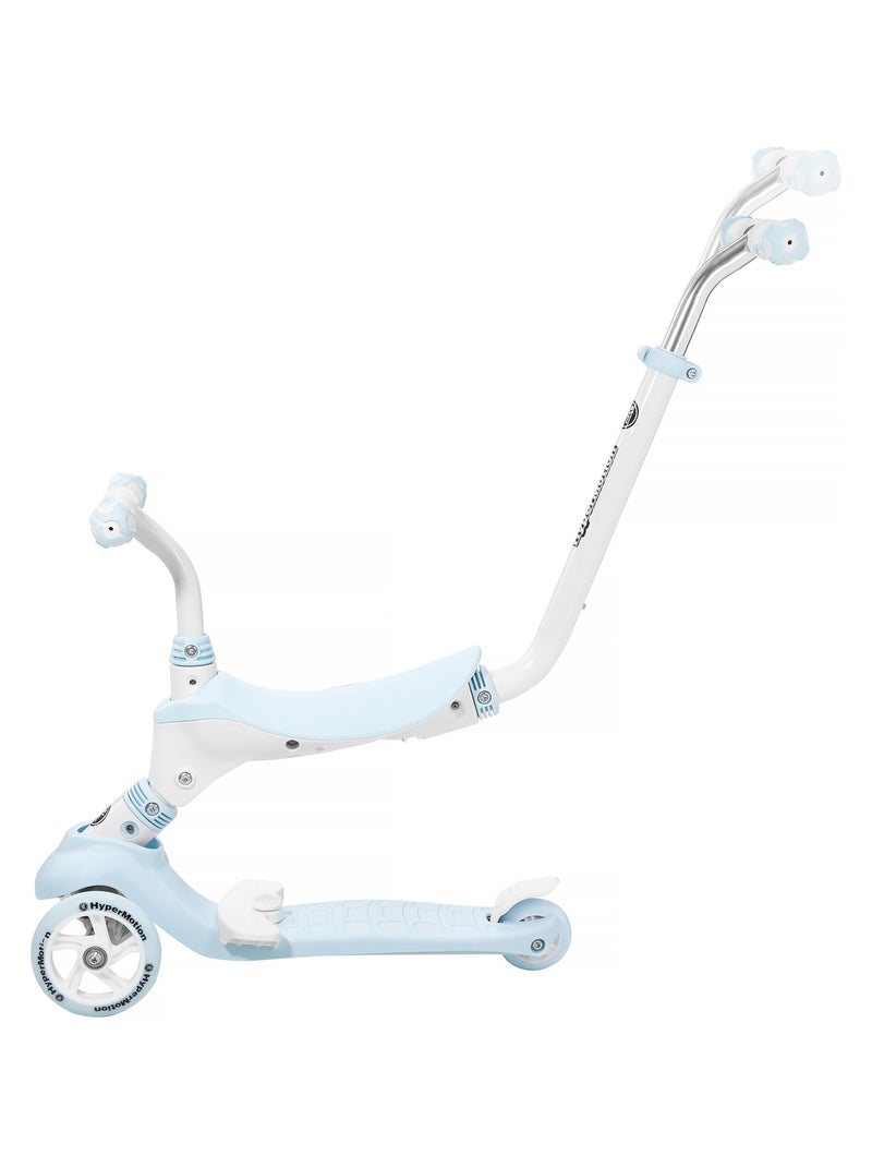 Trotinete evolutiva 5 em 1 hypermotion – do passeio à trotinete (+12 meses) Azul - Kiabi