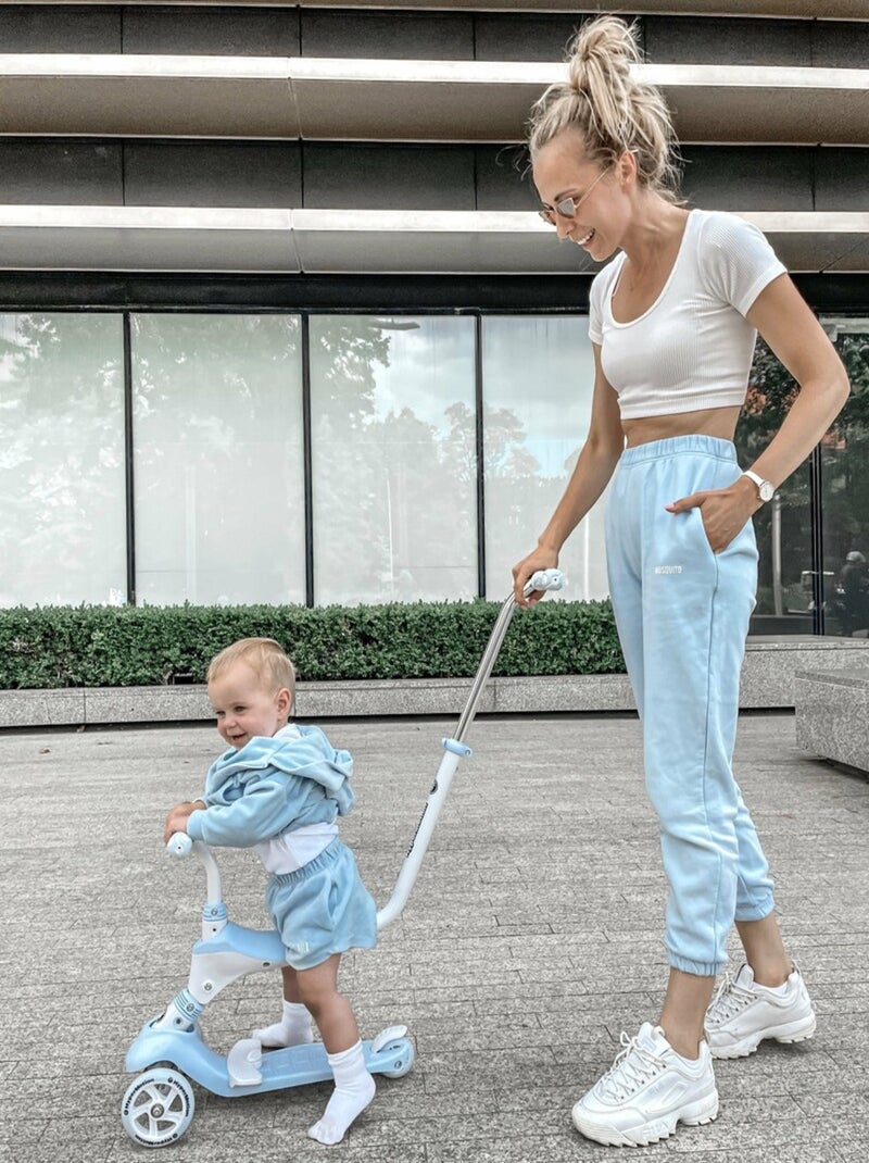 Trotinete evolutiva 5 em 1 hypermotion – do passeio à trotinete (+12 meses) Azul - Kiabi