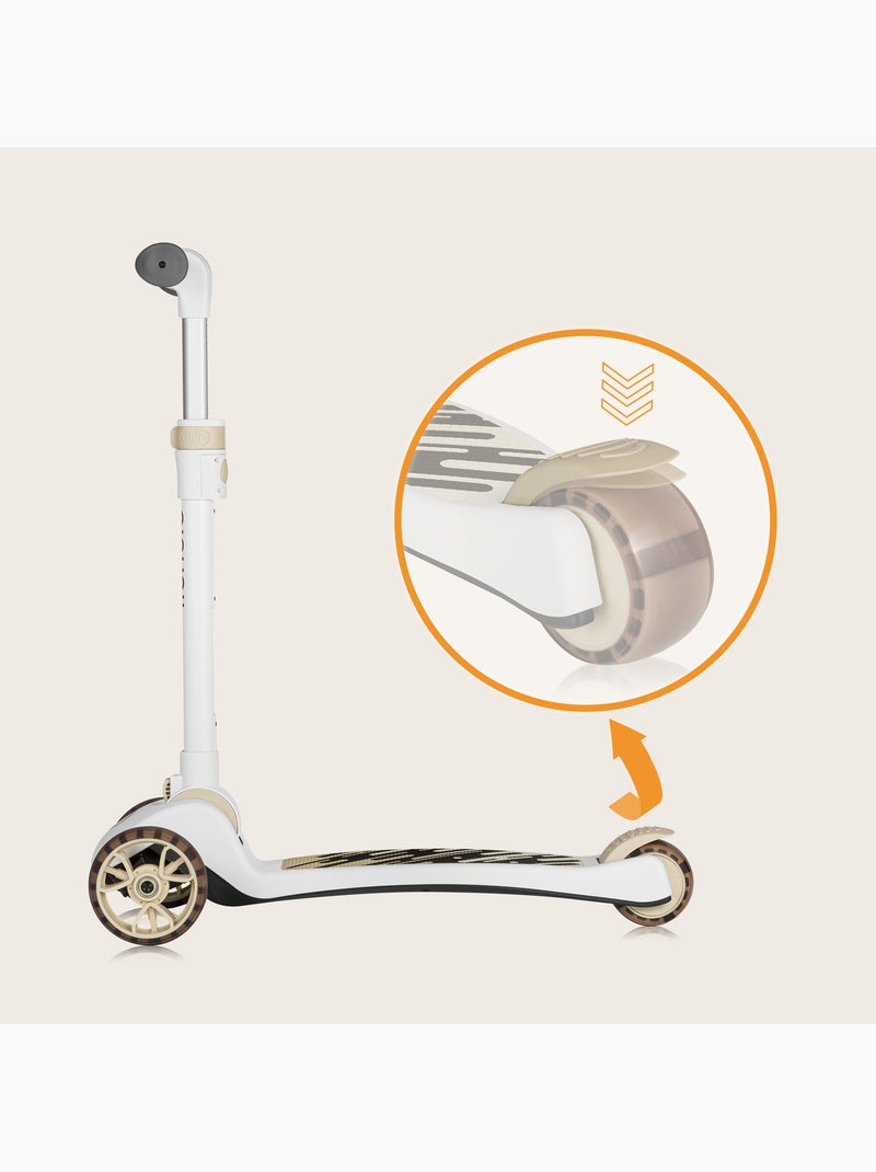 Trotinete Evolutiva LIONELO Franky - Bicicleta sem Pedais - Rodas com Luz - Até 50 kg Bege - Kiabi