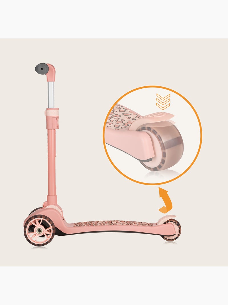 Trotinete Evolutiva LIONELO Franky - Bicicleta sem Pedais - Rodas com Luz - Até 50 kg Rosa - Kiabi