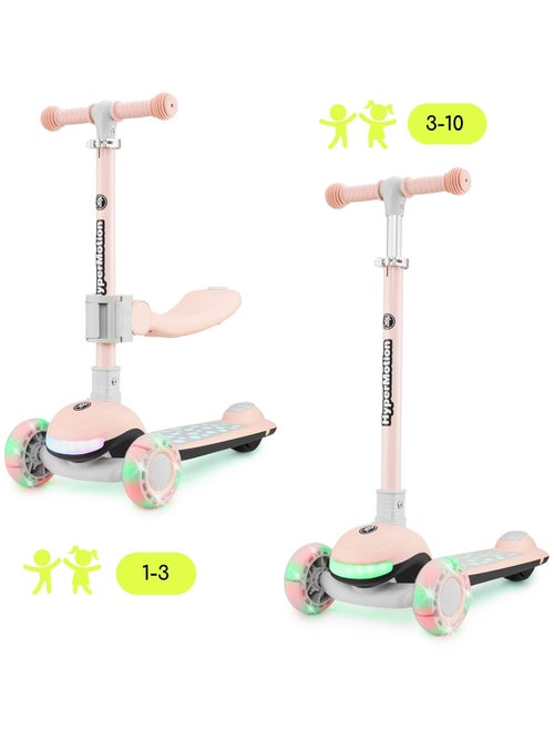 Trotinete evolutiva lumi 3 em 1 com luzes led, estável e dobrável - Kiabi Trotinete evolutiva lumi 3 em 1 com luzes led, estável e dobrável - Kiabi