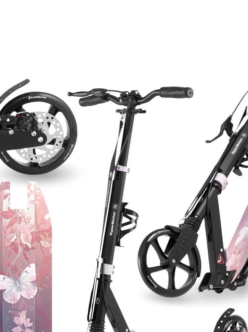 Trotinete hypermotion skyline em alumínio com suspensão e rodas de 20 cm - Kiabi