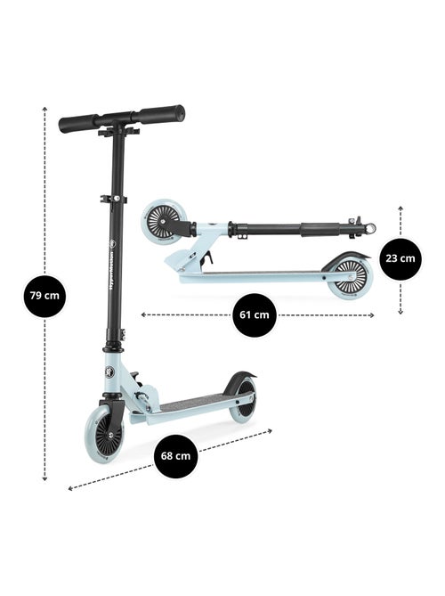 Trotinete infantil de 2 rodas willy, dobrável, com rodas de 125 mm e abec-7 - Kiabi