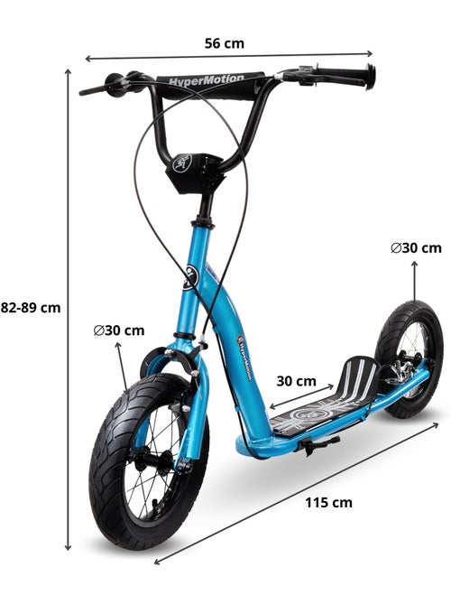 Trotinete infantil hypermotion ruby 12.2 com rodas de 12 polegadas - Kiabi