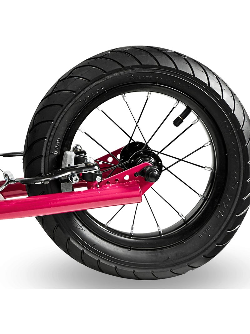 Trotinete infantil hypermotion ruby 12.2 com rodas de 12 polegadas Vermelho - Kiabi