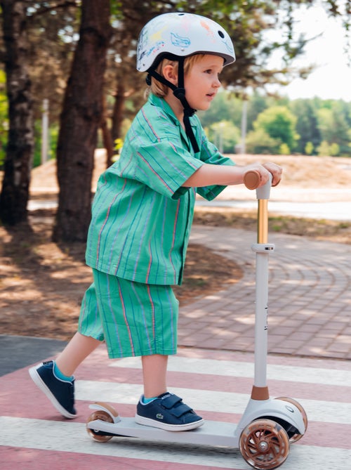 Trotinete infantil LIONELO Jessy - Rodas iluminadas - 3 rodas - Altura ajustável - Kiabi Trotinete infantil LIONELO Jessy - Rodas iluminadas - 3 rodas - Altura ajustável - Kiabi