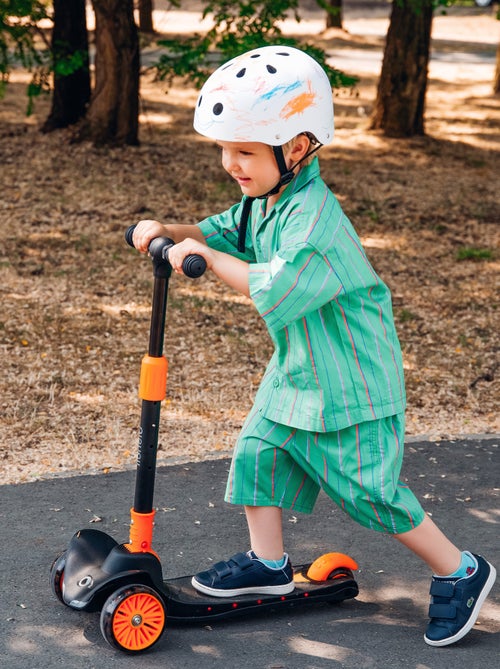 Trotinete infantil LIONELO Timmy - 3 rodas - Iluminação LED - Altura ajustável - Kiabi