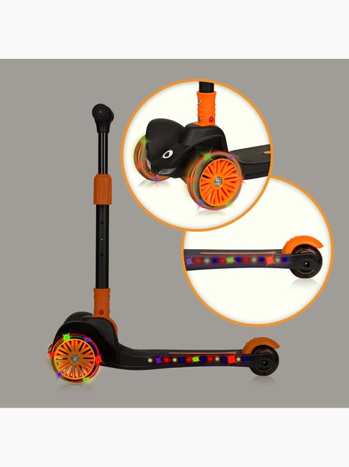 Trotinete infantil LIONELO Timmy - 3 rodas - Iluminação LED - Altura ajustável - Kiabi
