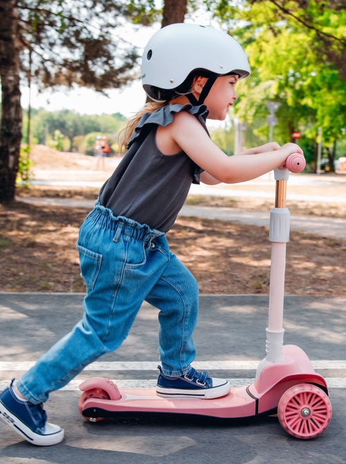 Trotinete infantil LIONELO Timmy - 3 rodas - Iluminação LED - Altura ajustável - Kiabi