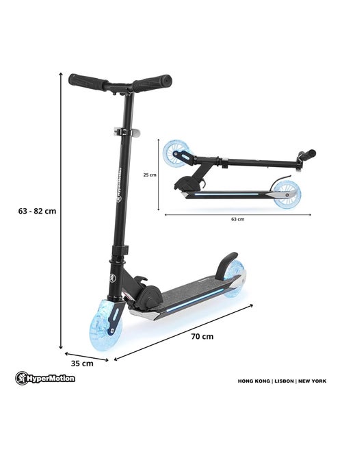 Trotinete luminosa hypermotion ice flash – rodas e plataforma led - Kiabi