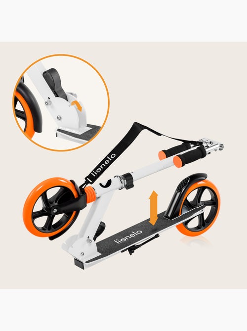Trotinete para crianças e adultos LIONELO Luca –Até 100 kg– Dobragem compacta – Suporte para garrafa - Kiabi