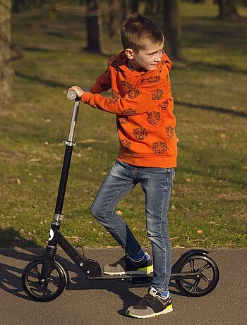 Trotinete para crianças e adultos LIONELO Luca –Até 100 kg– Dobragem compacta – Suporte para garrafa