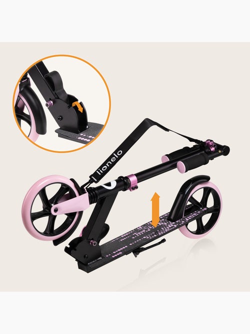 Trotinete para crianças e adultos LIONELO Luca –Até 100 kg– Dobragem compacta – Suporte para garrafa - Kiabi