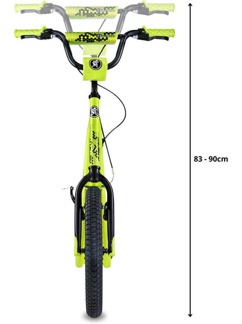 Trotinete urbana 2 rodas hypermotion runkie com rodas pneumáticas de 16" Amarelo - Kiabi