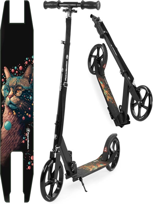 Trotinete urbana vibe black – design galactic cat e rodas de 200 mm - Kiabi