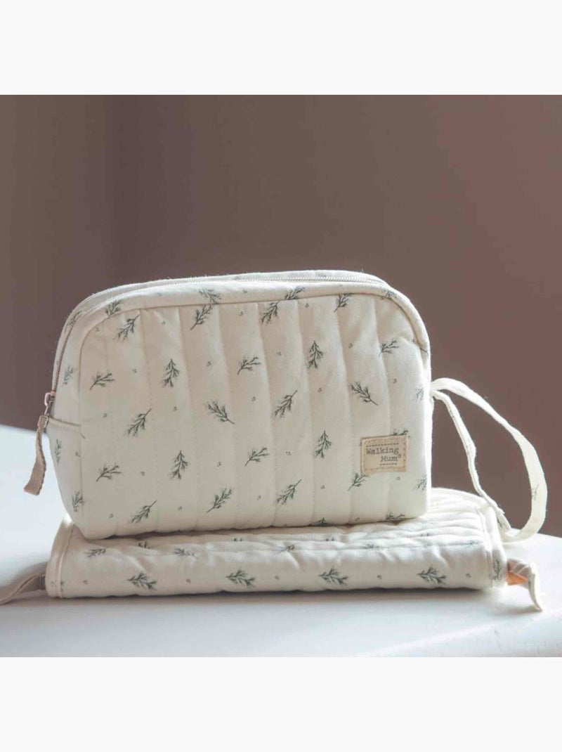 Trousse de toilette bébé em algodão | walking mum Verde - Kiabi