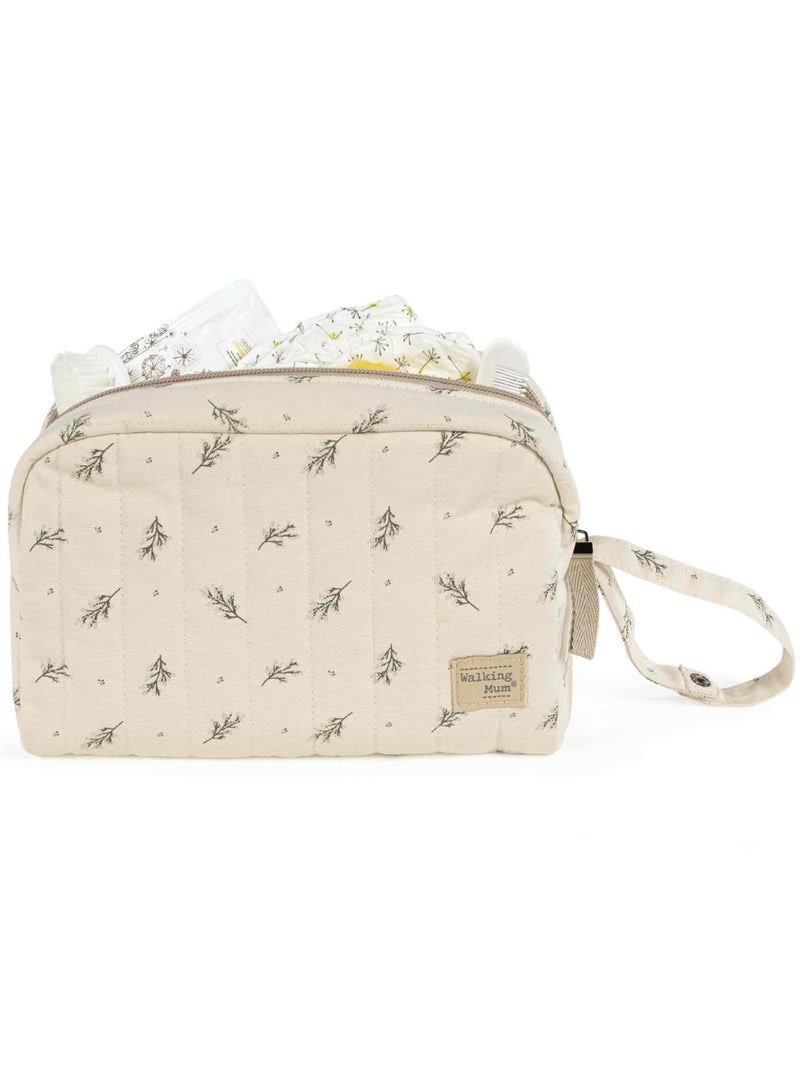 Trousse de toilette bébé em algodão | walking mum Verde - Kiabi