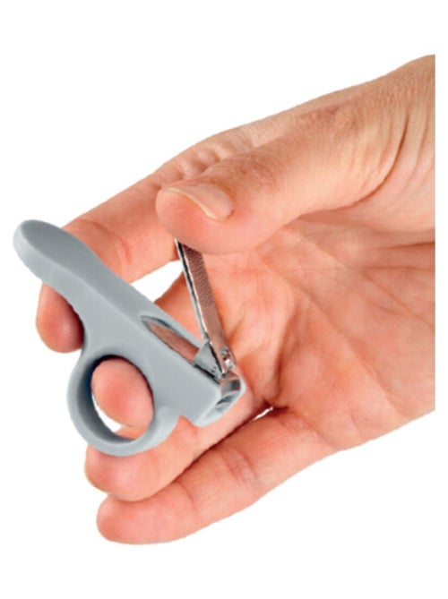 Trousse? Não. Máquina: alicate corta-unhas infantil thermobaby cinzento charm - Kiabi