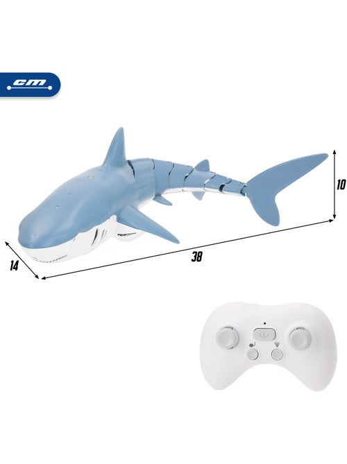 Tubarão de brinquedo com controlo remoto 38 cm racing boat - Kiabi
