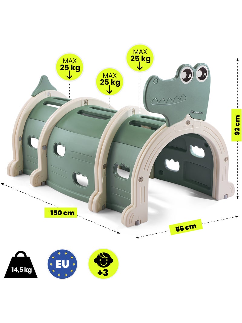 Túnel de brincar cheerful crocodile hypermotion desde 3 anos Bege - Kiabi