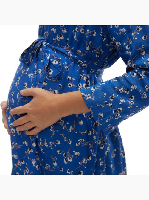 Túnica Azul para Mulher Mamalicious Levie - Kiabi Túnica Azul para Mulher Mamalicious Levie - Kiabi