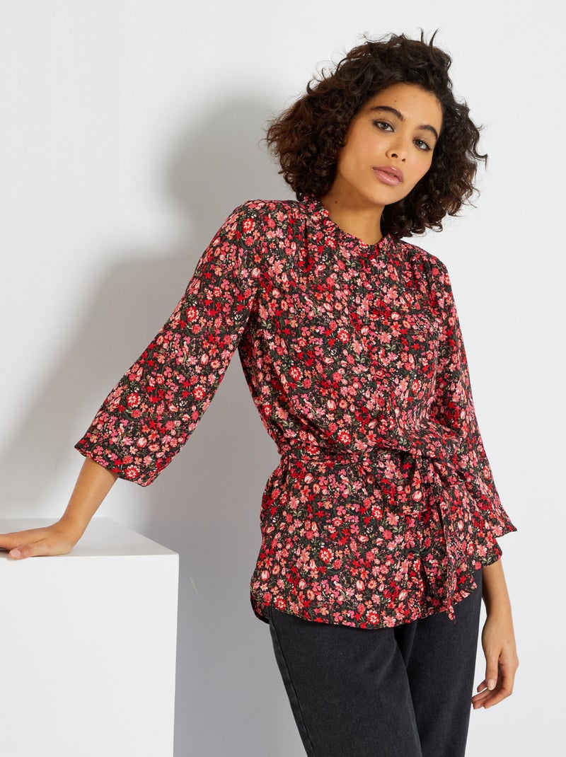 Túnica comprida estampada ROSA - Kiabi