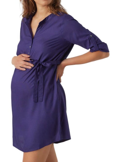 Túnica mamalicious mercy azul marinho para mulher - Kiabi Túnica mamalicious mercy azul marinho para mulher - Kiabi