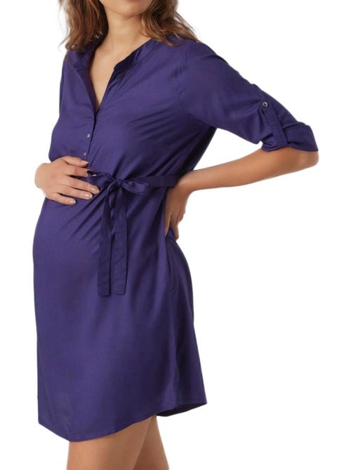 Túnica mamalicious mercy azul marinho para mulher - Kiabi Túnica mamalicious mercy azul marinho para mulher - Kiabi