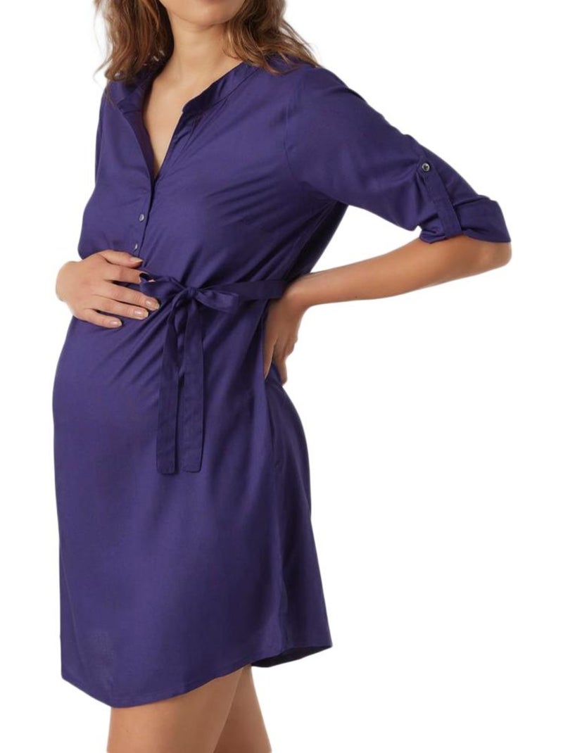 Túnica Mamalicious Mercy Azul Marinho para Mulher Azul-marinho - Kiabi