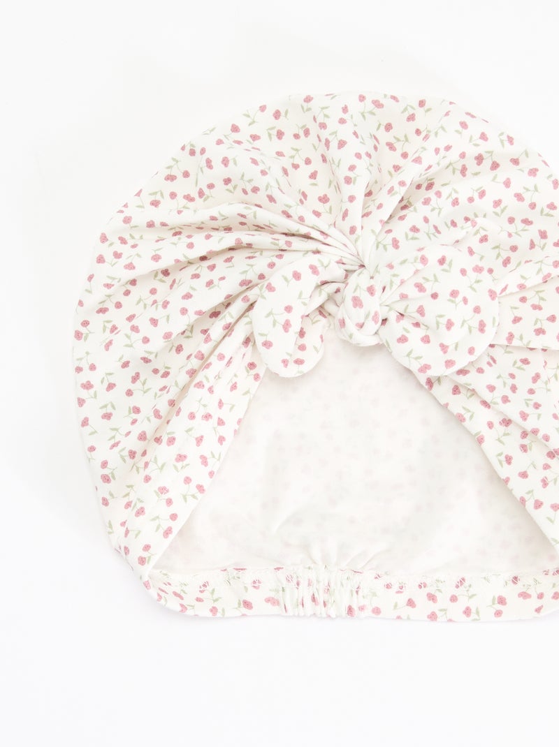 Turban estampado Rosa - Kiabi