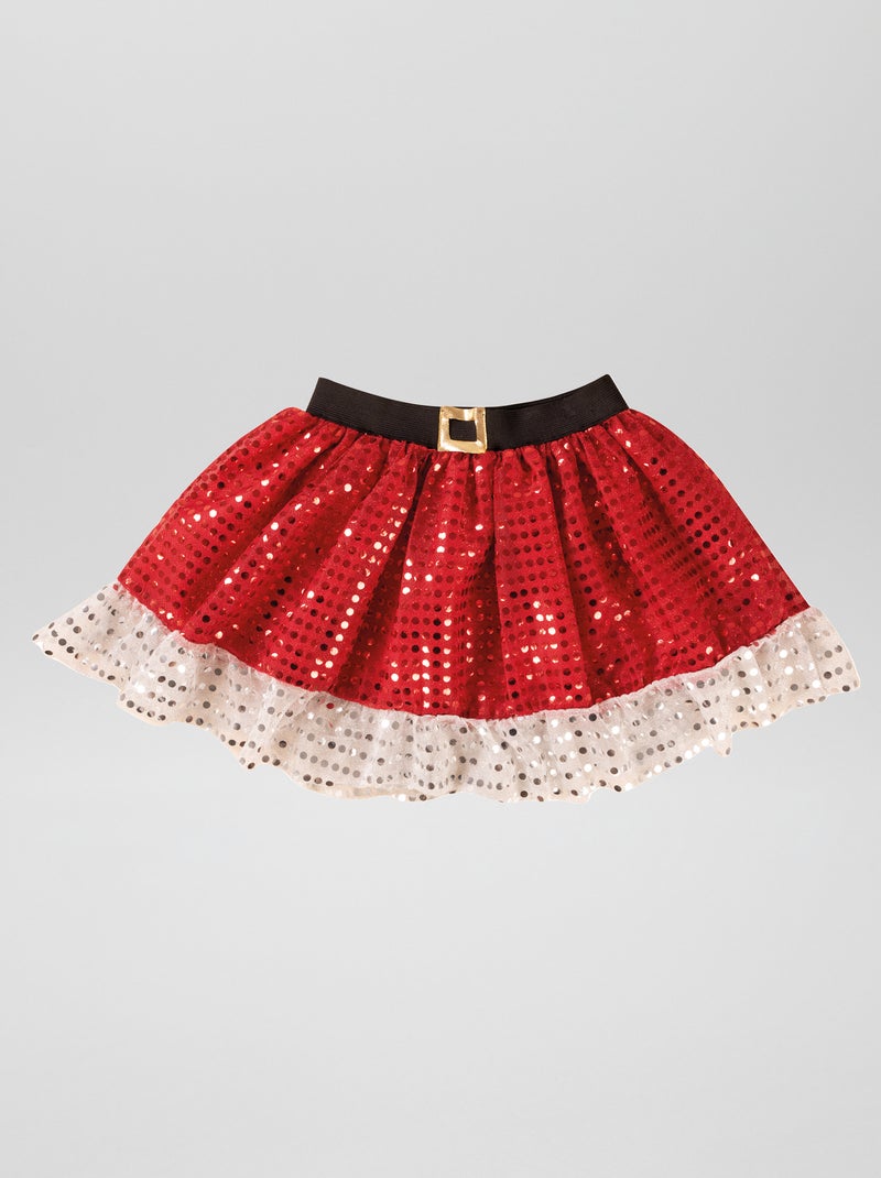 Tutu de Natal - Fantasia Vermelho - Kiabi