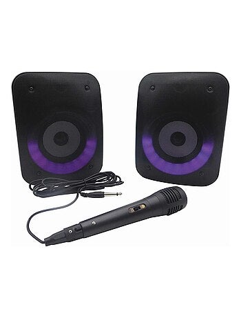 Um par de potentes colunas estéreo bluetooth iparty®