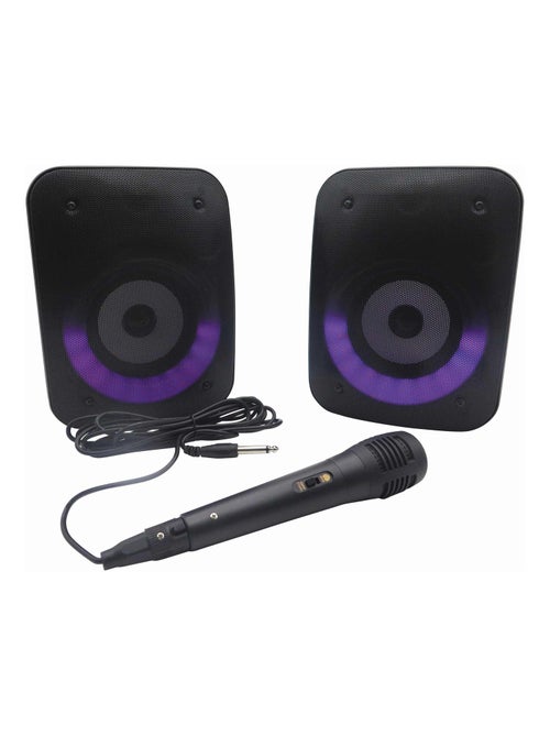 Um par de potentes colunas estéreo bluetooth iparty® - Kiabi