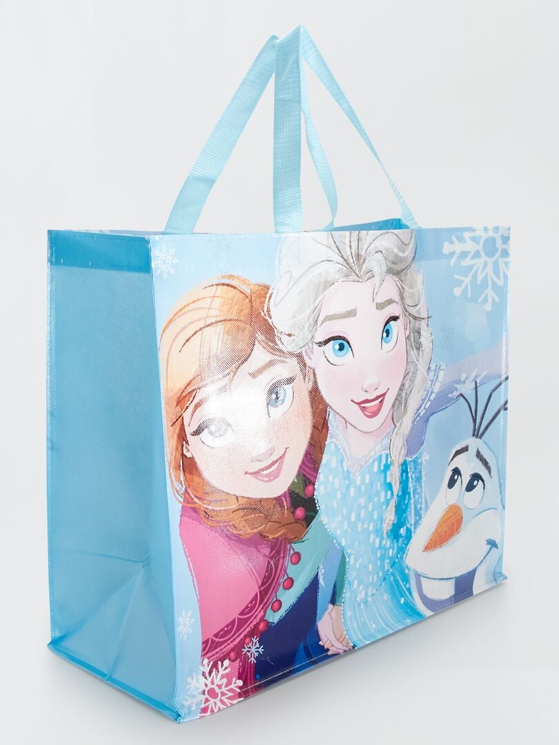 Um saco grande estilo sacola 'Frozen' Azul - Kiabi