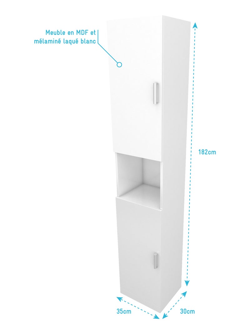 Unidade eco 35 tall Branco - Kiabi