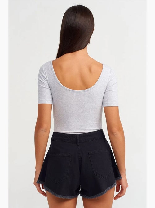 Unitard slim fit em mistura de algodão dilvin - Kiabi