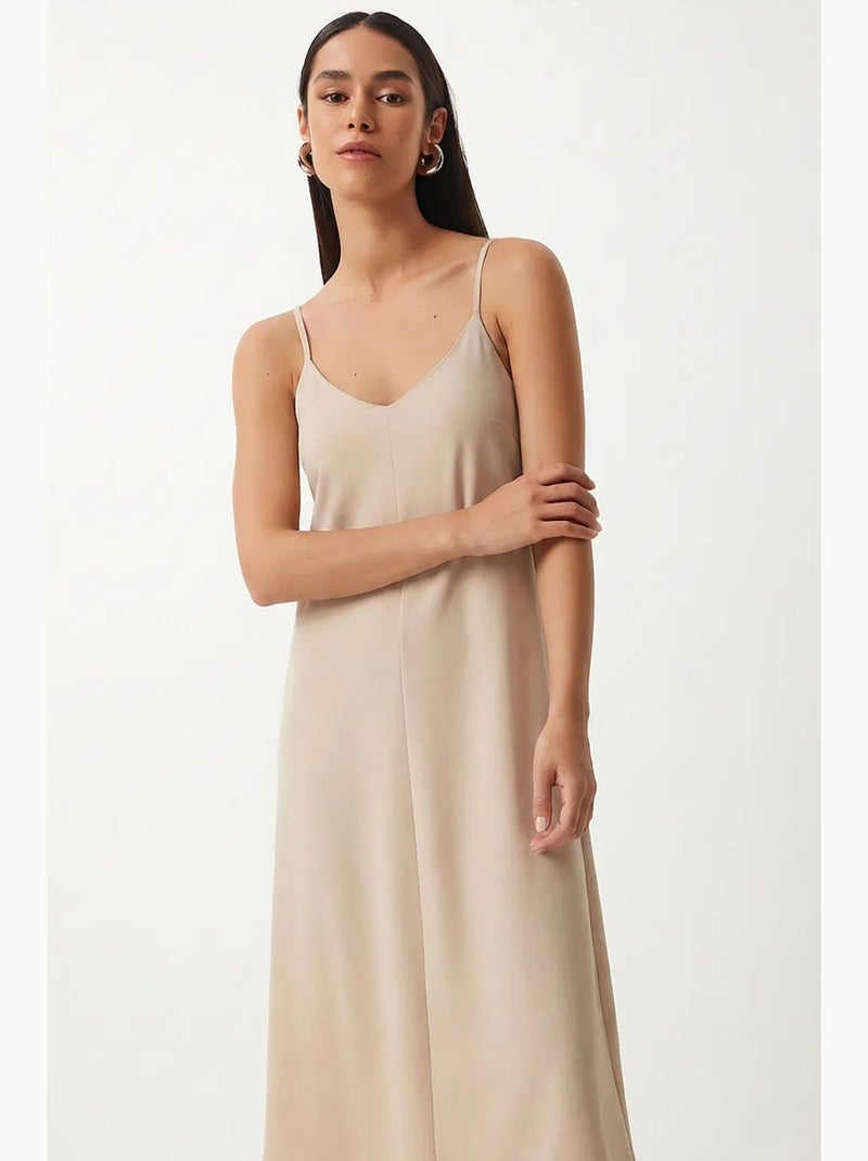 V-neck midi slip dress istanbul Areia - Kiabi