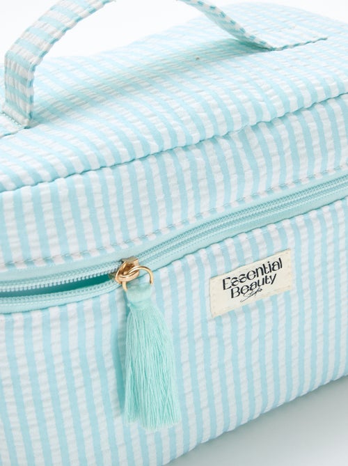 Vanity com padrões e pega de transporte - Kiabi