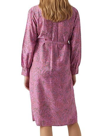 Vero Moda Anea Robe de Gravidez Rosa para Mulher