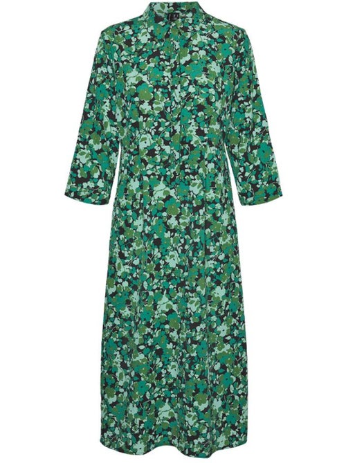 Vero Moda Belle - Robe Verde Floral para Mulher - Kiabi Vero Moda Belle - Robe Verde Floral para Mulher - Kiabi