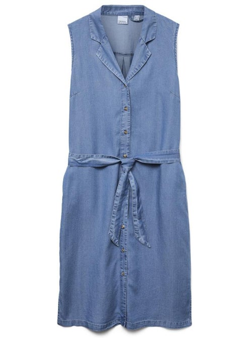 Vero Moda Bree - Robe de Ganga Azul para Mulher - Kiabi Vero Moda Bree - Robe de Ganga Azul para Mulher - Kiabi