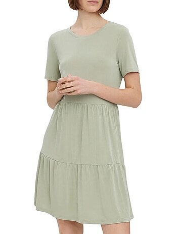 Vero Moda Calia - Robe Verde para Mulher